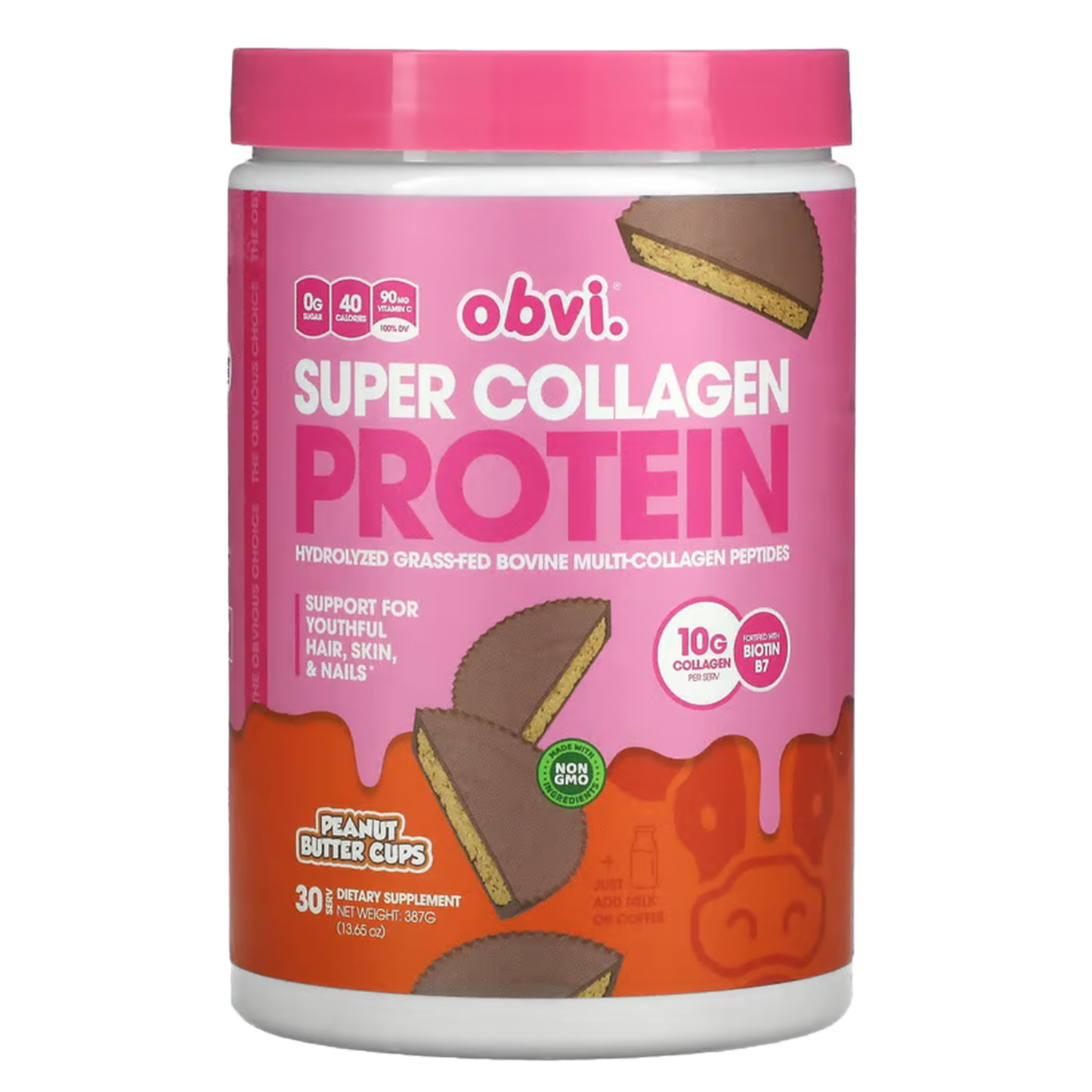 Obvi Flavoured Collagen Protein - Peanut Butter Cups
