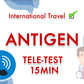 TELETEST - RAPID NASAL ANTIGEN COVID - 1pack + Virtual Cert.