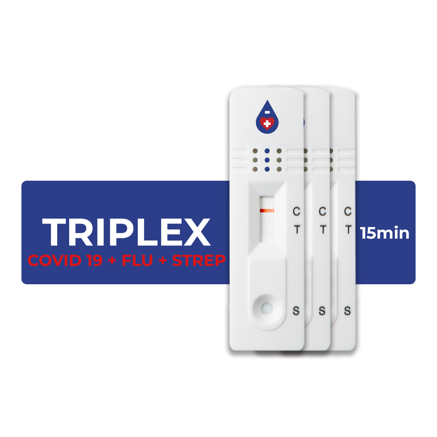 TRIPLEX COVID + FLU + STREP