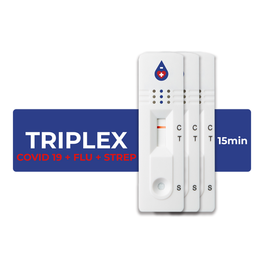 TRIPLEX COVID + FLU + STREP